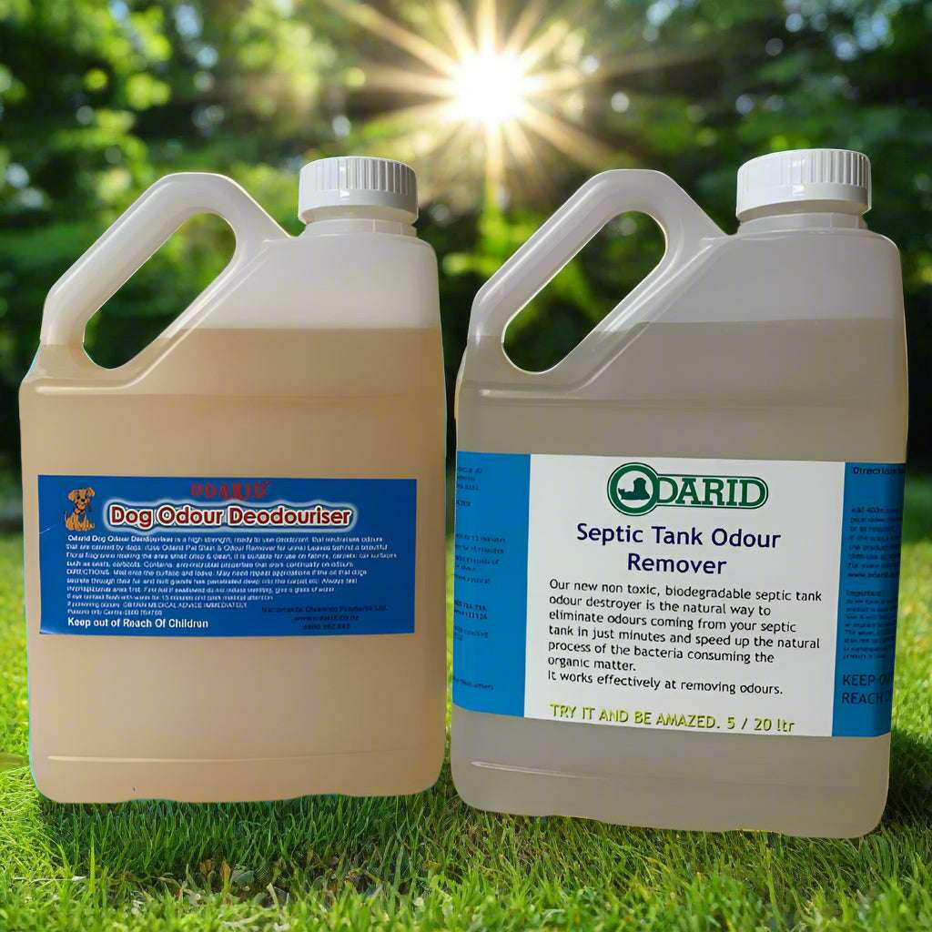 Septic Tank Cleaner & Deodoriser - Powerful Odor Eliminator for Waste Systems.