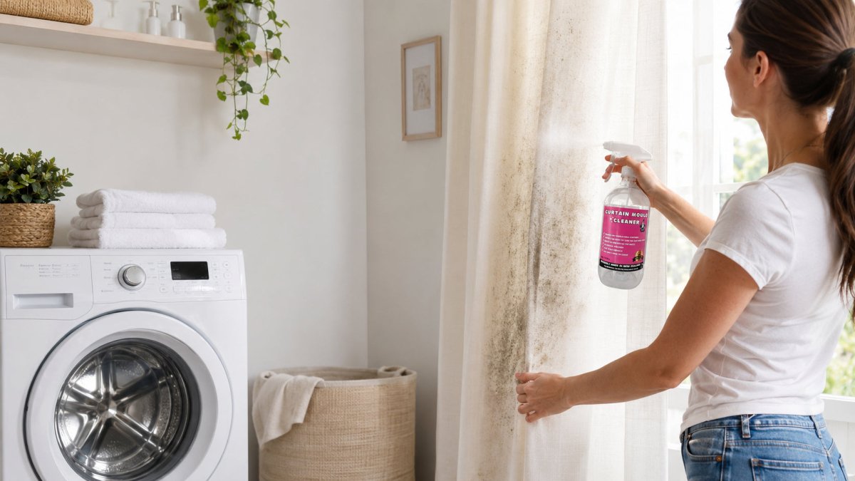 Curtain Mould Spray vs Washing: What Works? - Cleansmart