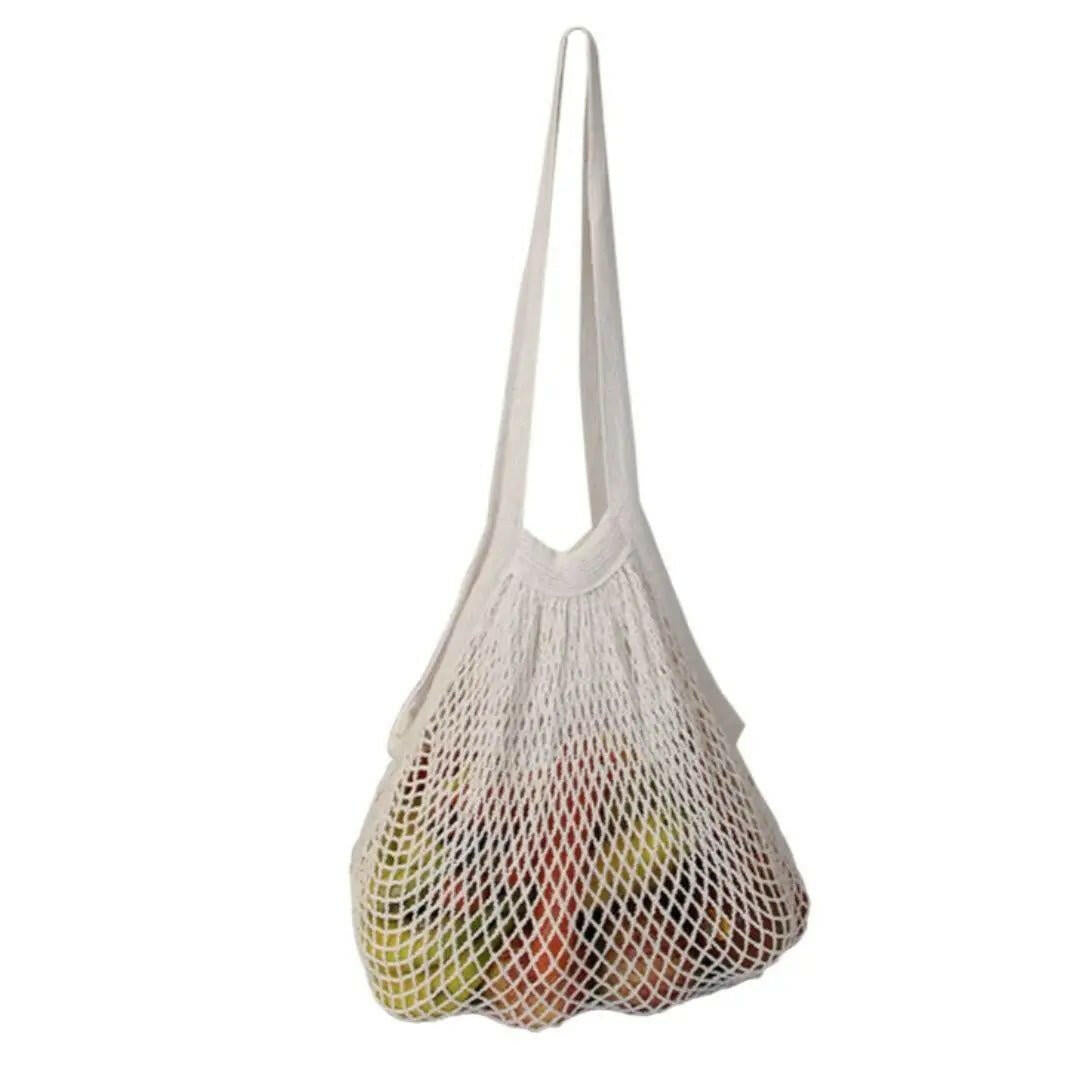 Eco-Friendly Organic Cotton String Bag.
