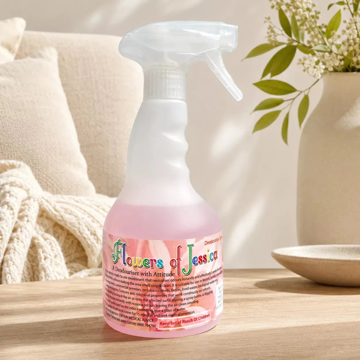 Flowers of Jessica Deodoriser – Floral Air & Fabric Freshener - Cleansmart