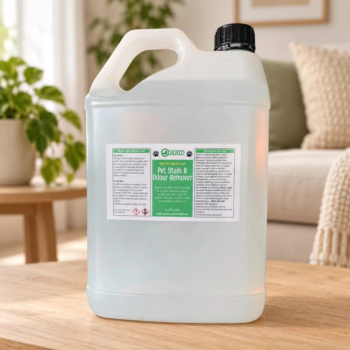 Odarid NZ Pet Odour & Stain Remover (5L) - Cleansmart