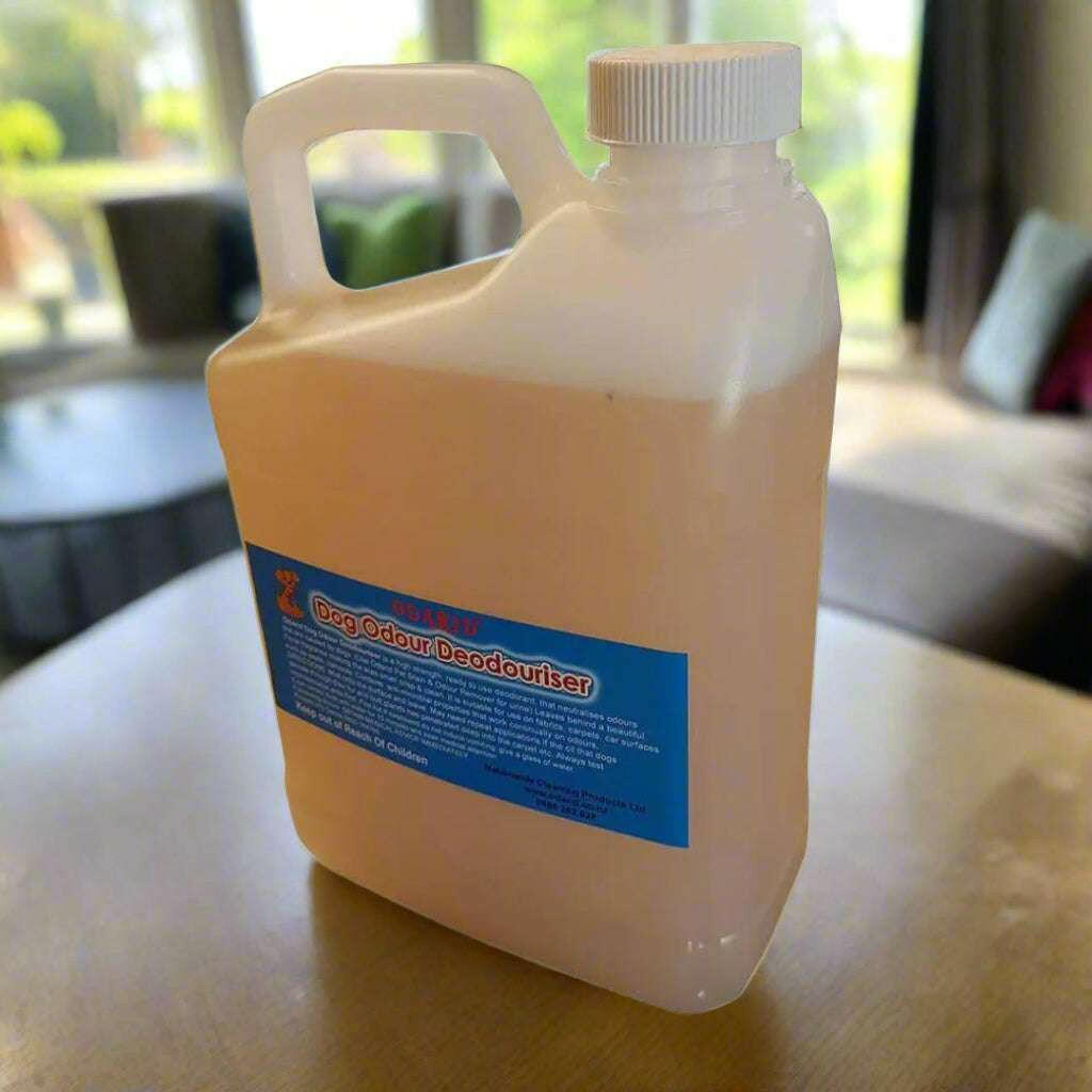 Pet Odour Deodoriser helps remove Pet Odours.