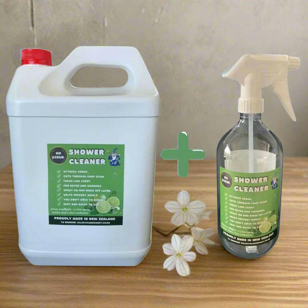 Professional Strength Shower Cleaner & Soap Scum Remover | No Scrubbing.